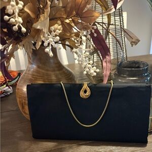 Elegant Black Evening Clutch